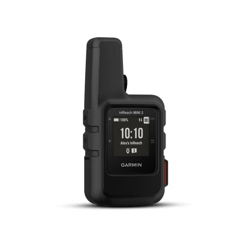 Garmin inReach Mini 2 - GPS Satellite Communication Device with 24/7 Emergency Call Function, Worldwide Message Sending Without Mobile Receiving (Subscription Required) & Arrow Navigation, Up to 14