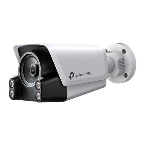 TP-Link VIGI 4MP Bullet Network Smart Outdoor Security Camera, ColourPro Night Vision, AI Detection, H.265+, 120dB WDR, IP67, Remote Control, Onboard Storage SD card slot (VIGI C340S(4mm))