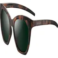 Bolle Prize HD Polarized Axis Lifestyle Sunglasses, Dark Tortoise Matte