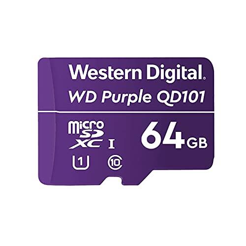 Western Digital MicroSDXC Card, 64 GB, Purple