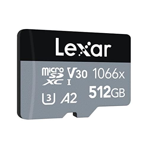 Lexar Professional 1066x microSDHC/SDXC SDMI Card, 512 GB Capacity