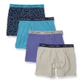 Calvin Klein Boys' Underwear 4 Pack Boxer Brief Value Pack, Blue Moon Pack, X-Large