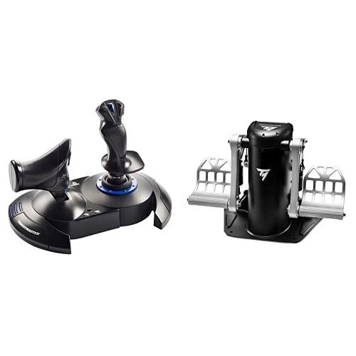 Thrustmaster T.Flight Hotas 4 Joystick and Throttle for PS5 / PS4 / PC + Thrustmaster TPR Pendular Rudder Pedals for PC