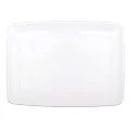 amscan 10002994 Small Serving Tray White, 8" x 11"