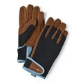 Burgon & Ball Dig The Glove Men's Gardening Gloves, Large/X-Large, Denim