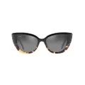 Maui Jim Women's Blossom Cat Eye Sunglasses, Black/Tokyo Tort