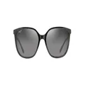 Maui Jim Women's Good Fun Fashion Sunglasses, Black Gloss/Tortoise