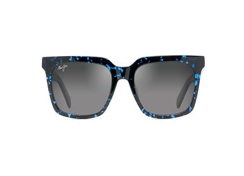 Maui Jim Unisex Rooftops Sunglasses, Blue Tortoise