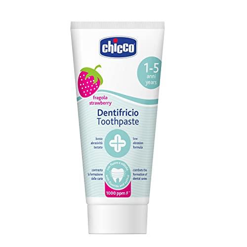 CHICCO Toothpaste, Strawberry, 50ml 12m Fluoride