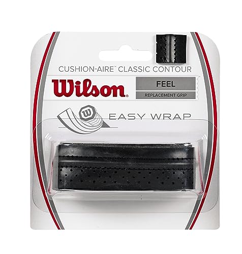 Wilson Cushion Aire Contour Tennis Racket Grip, Black