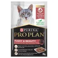 Purina Pro Plan Fussy & Beauty Salmon Adult Cat Wet Food 85 g (Pack of 12)