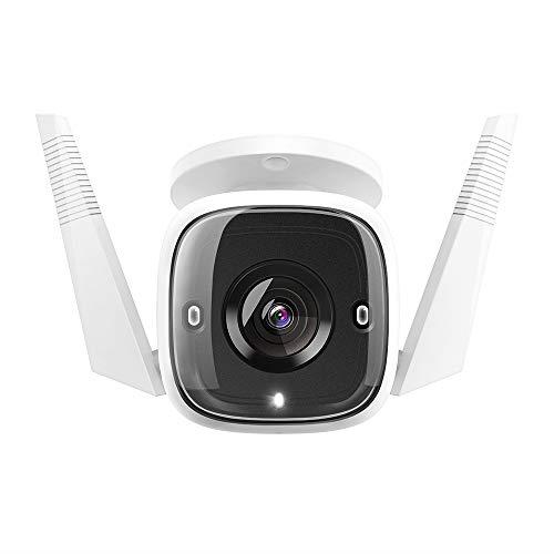 TP-Link Tapo Outdoor Security Wi-Fi Camera, Wired & Wireless, Smart AI Detection & Notifications, 3MP, IP66, Two-Way Audio, Night Vision, Up to 128GB, SD Card Slot, No hub Required (TC65)