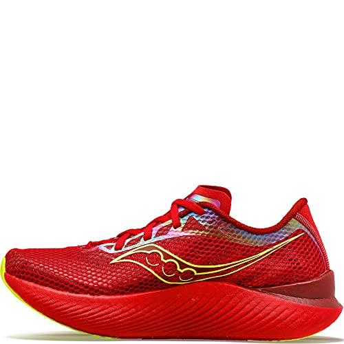 Saucony Men's Endorphin Pro 3 Running Shoes, red, 11.5 US