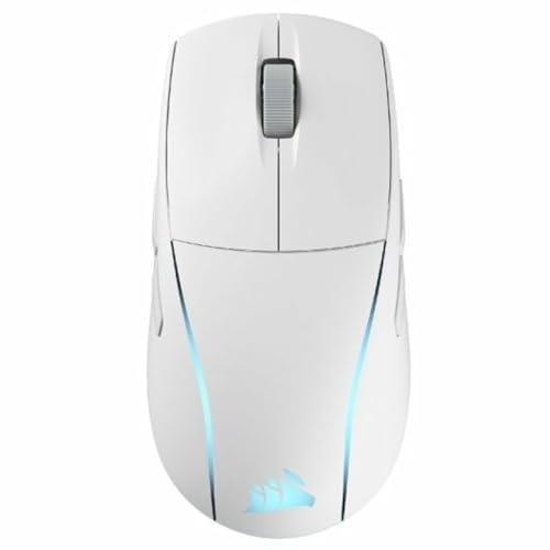 Corsair M75 Wireless RGB Lightweight FPS Gaming Mouse - 26,000 DPI - Interchangeable Side Buttons - iCUE Compatible - PC - White