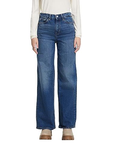 ESPRIT Women's Jeans, Blue Medium Washed, 30W x 32L