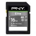 PNY Elite SDHC Card 16GB Class 10 UHS-I U1 100MB/s