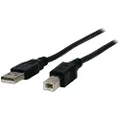 Pro2 LC7200 USB-A Plug to USB-B Plug Extension Lead, 2 Meter Length, Black