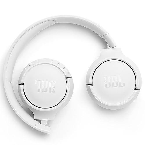 JBL Tune 520 Bluetooth On-Ear Headphones, White