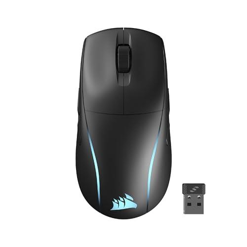 CORSAIR M75 Wireless RGB Ultra Lightweight Ambidextrous FPS Gaming Mouse – 2.4GHz Wireless, Bluetooth, USB – High Battery Life – 26,000 DPI – Swappable Side Buttons – iCUE Compatible – PC – Black