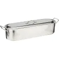 Norpro Stainless Steel Fish Poacher 18" X 4.5" Mirror Finished Stainless Steel, Silver