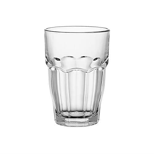 Bormioli Rocco 12-1/2-Ounce Rock Bar Stackable Beverage/Cooler Glasses, Set of 6