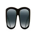 Maui Jim Unisex Full Rim Sunglasses, Matte Black / Neutral Grey, 64mm US