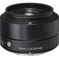 Sigma 433B963 30mm f/2.8 DN Black Art Lens for Micro Four Thirds, Black