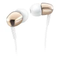 Philips SHE3900GD/00 in-Ear Headphones (Ergonomic, 3 Size Ear Caps) - Gold