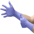 Ansell MicroFlex Long Nitrile Exam Disposable Gloves, Purple, Small (Pack of 50)