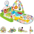 Fisher Price - Deluxe Kick & Play Piano Gym Green
