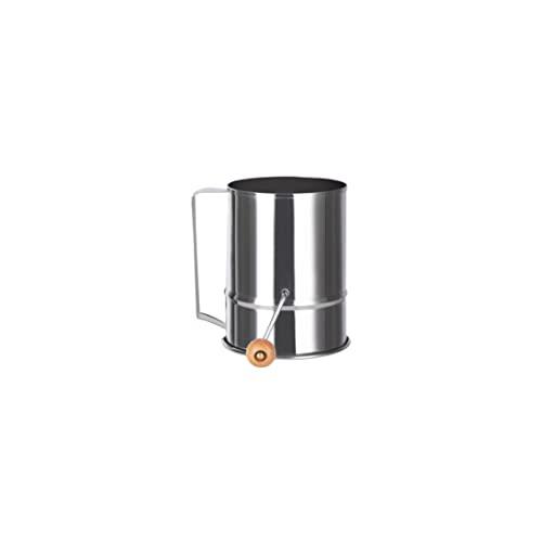 Chef Inox 18/10 Stainless Steel 5 Cup Crank Handle Flour Sifter