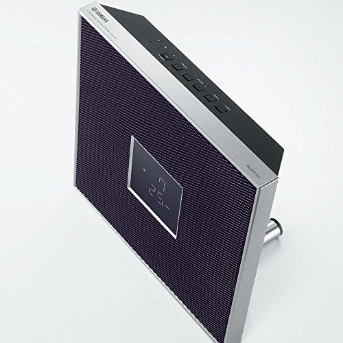 Yamaha ISX-80 MusicCast Bluetooth AirPlay Clock Radio 30W Speaker (Purple)