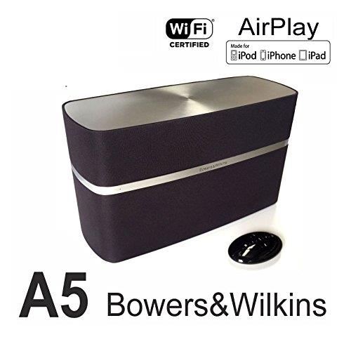 Bowers & Wilkins A5 Wireless AirPlay Speaker for iPhone4/5/6/7/8/X/iPod/iPad (Black)