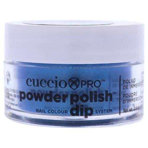Cuccio Pro Nail Colour Dip System Small Powder Polish 14 g, 5543 Deep Blue With Blue Mica, 14 g