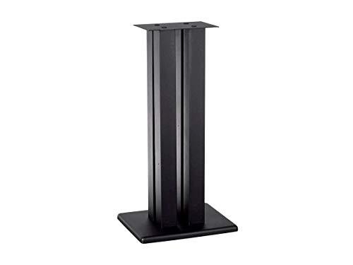 Monoprice Monolith 28 Inch Speaker Stand (Each) - Black | Supports 100 lbs, Adjustable Spikes, Compatible with Bose, Polk, Sony, Yamaha, Pioneer and Others (131263)