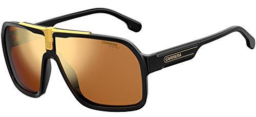 Carrera CARRERA 1014/S Men's Sunglasses, MTBLKGOLD, 64