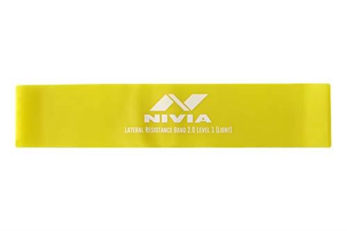 Nivia Level-1 Lateral 2.0 Resistance Band and Tubes, Yellow
