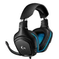 Logitech G432 Wired Gaming Headset, 7.1 Surround Sound, DTS Headphone:X 2.0, 50 mm Audio Drivers, USB and 3.5 mm Audio Jack, Flip-to-Mute Mic, Lightweight, PC/Mac/Xbox One/PS4/Nintendo Switch - Black