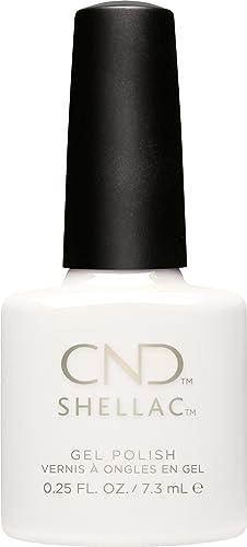 CND Shellac Colour Coat Gel Nail Polish 7 ml, Studio White, 7 ml