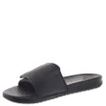 Quiksilver Men’s Bright Coast Adjust Slide Sandal Flip Flop, Black/White/Black, 13