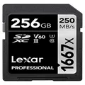 Lexar Professional 1667x SD Card 256GB, SDXC UHS-II Memory Card, Up to 250MB/s Read, for Professional Photographer, Videographer, Enthusiast (LSD256CB1667)
