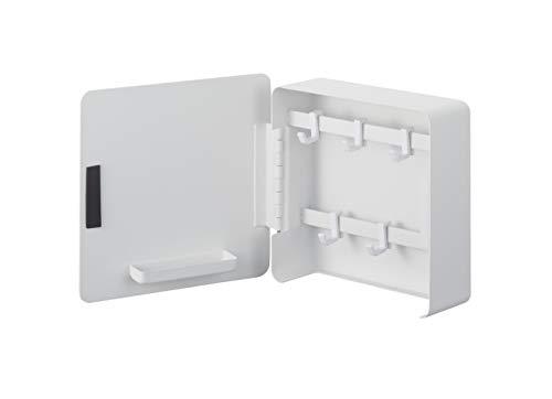 Yamazaki Home Tower Square Magnetic Key Cabinet Closet Storage and Organization Systems, One Size, White