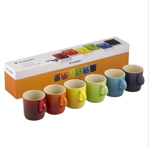 Rainbow - Espresso Mug Set of 6 Colour Set 835