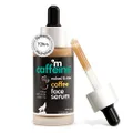 mCaffeine Coffee Face Serum (40ml) with Hyaluronic Acid and White Water Lily | Hydration and Sun Protection | Get Glowing Skin with Fresh Coffee Aroma