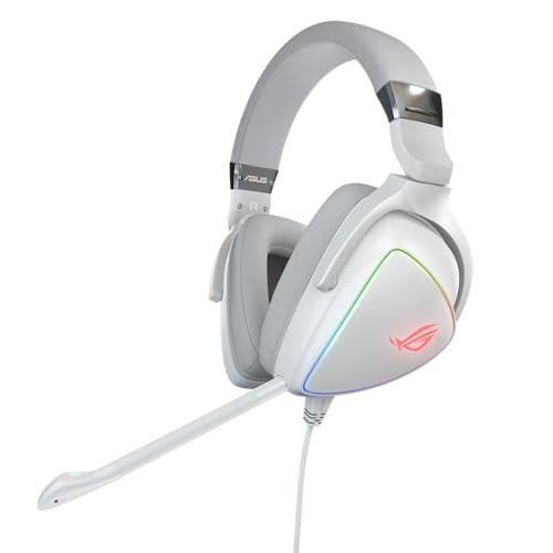 ASUS ROG Delta RGB Gaming Headset with Hi-Res ESS Quad-DAC, Circular RGB Lighting Effect and USB-C Connector for PCs, Consoles and Mobile Gaming
