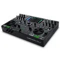 Denon DJ PRIME GO – Portable DJ Set/Smart DJ Console with 2 Decks, WIFI Streaming, 7-Inch HD Touchscreen and Rechargeable Battery