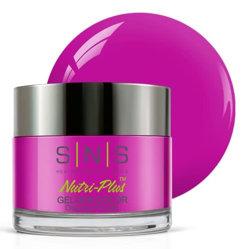 SNS Gelous LG14 Nail Dipping Powder, Flashy Showgirl - Neon, 43 g
