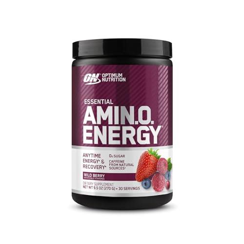 OPTIMUM NUTRITION Amino Energy Powder 270 g, 30 Servings, Wild Berry