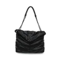Steve Madden Britta Chevron Quilt Shoulder Bag, Black, One Size