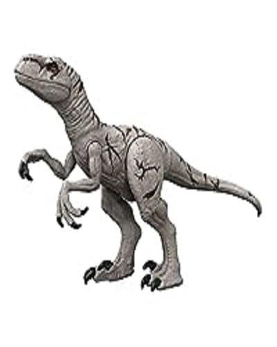 Jurassic World Dominion Large Dinsoaur Toy, Super Colossal Atrociraptor Action Figure 3 Feet Long with Eating Feature
